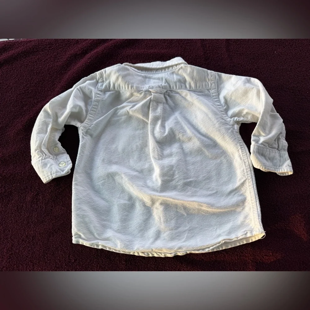 Lot/Bundle if 4 Boys Toddler Button Down Casual Dressy Long Sleeve Shirt 18M